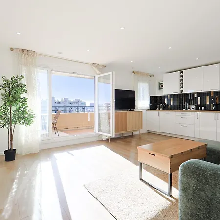 Vue Sublime, Terrasse Ensoleillee Et Parking Διαμέρισμα Νίκαια